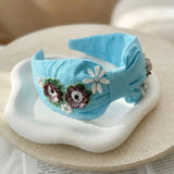 Sky - High Heritage Hand Embroidered Headband - Western Era for women