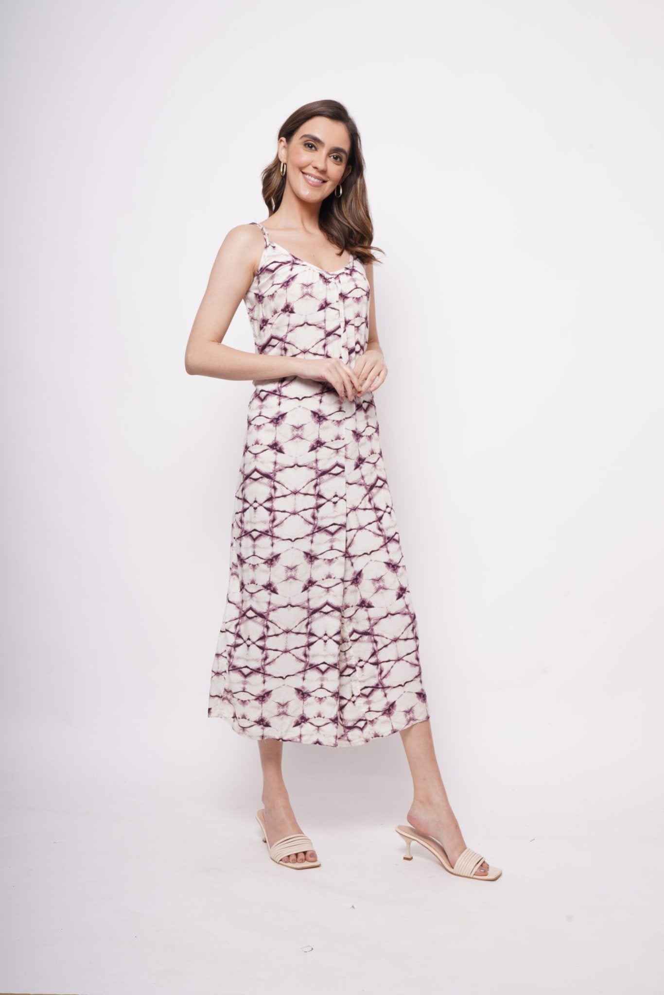 Sleeveless Tie Dye Print Jumpsuit - Western Era Jumpsuits for women