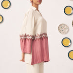 Soma Ivory & Rose Ombre Tunic - Western Era Tops for women