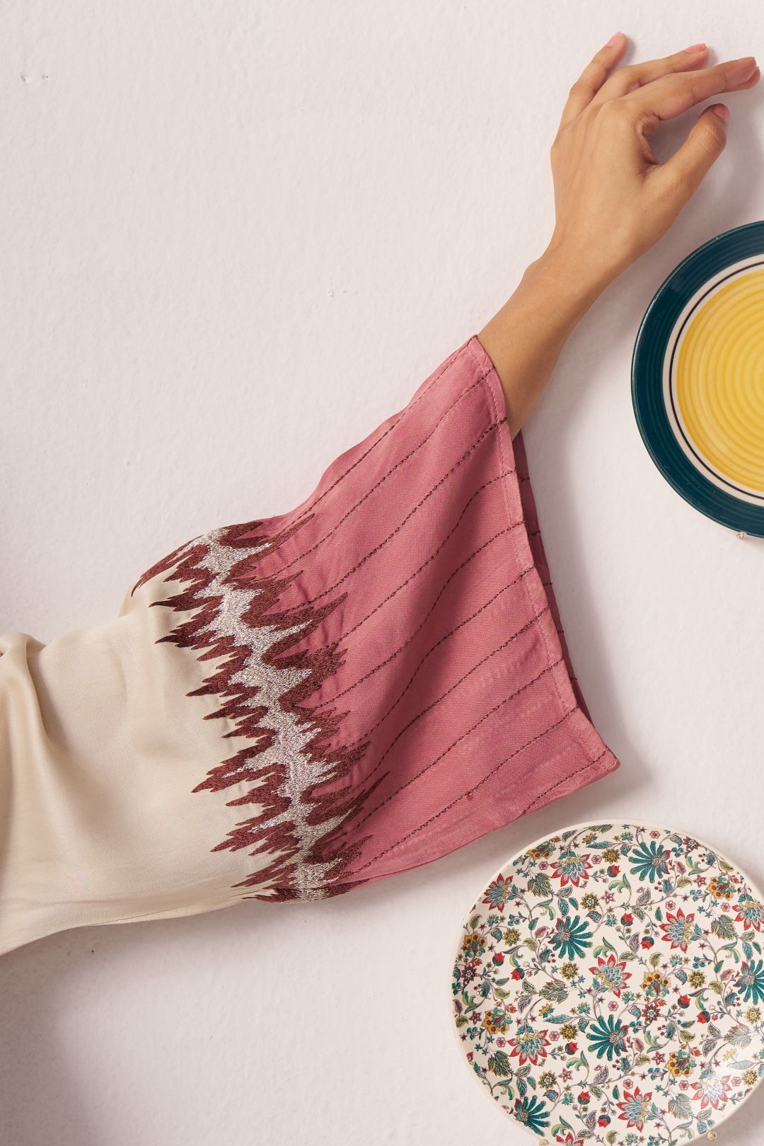 Soma Ivory & Rose Ombre Tunic - Western Era Tops for women