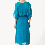 Statement Wear Floral Patch Embroidered Dress with Spaghetti - Western Era Dresses for women