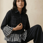 Stripe Panel Shirt with Top Stitch - Western Era Tops for women