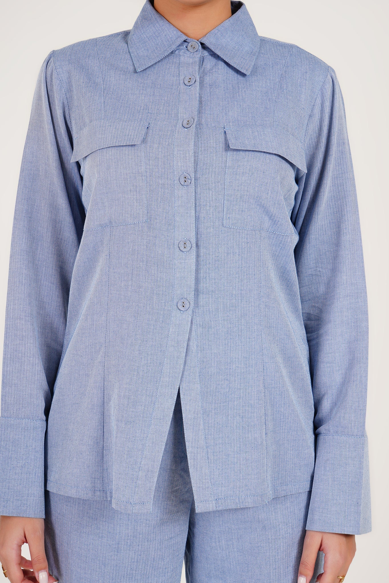 Tailored Herringbone Co - ord Set - Western Era Co - ord set for women