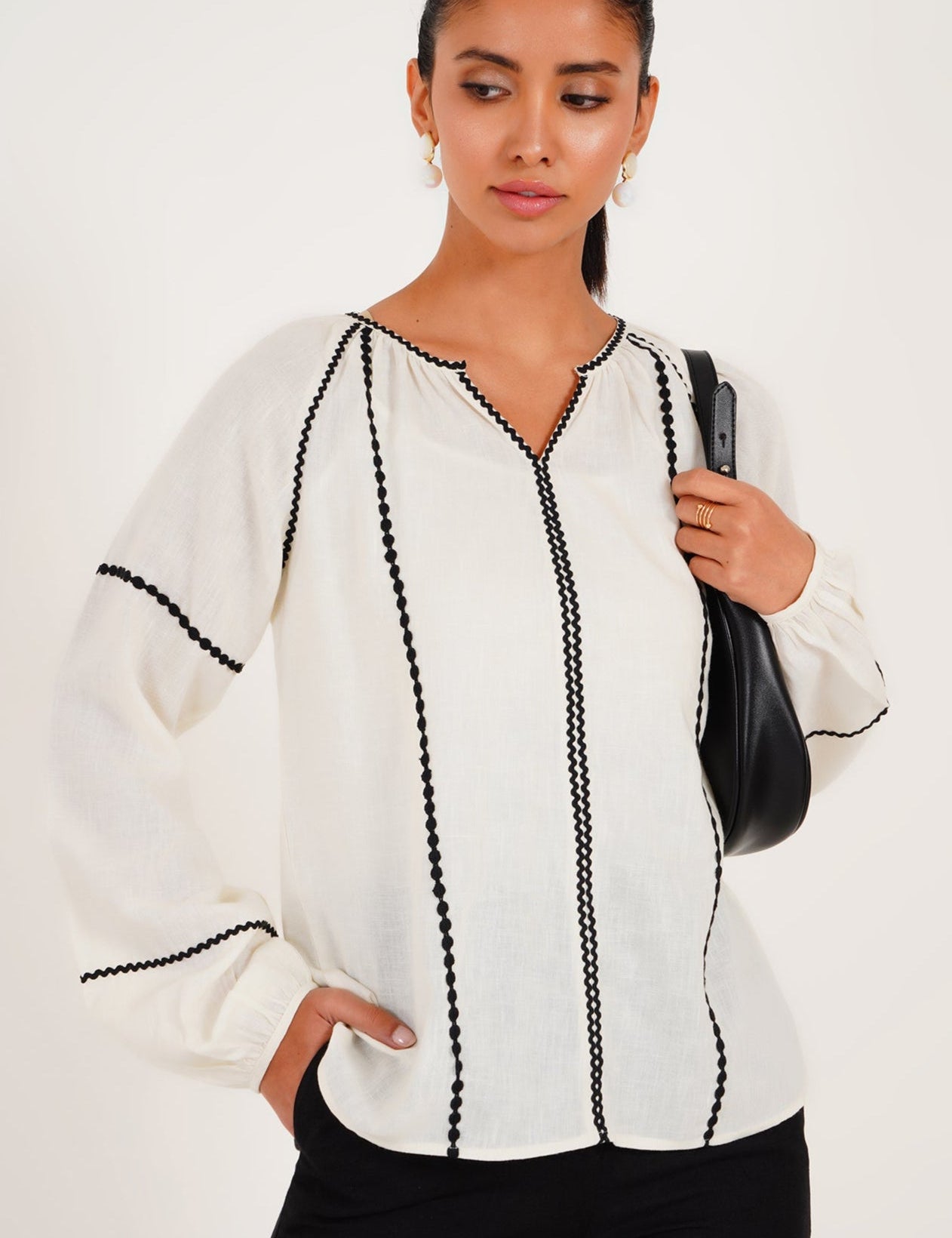 The Ivory Ladder - Stitch Top - Western Era Tops for women
