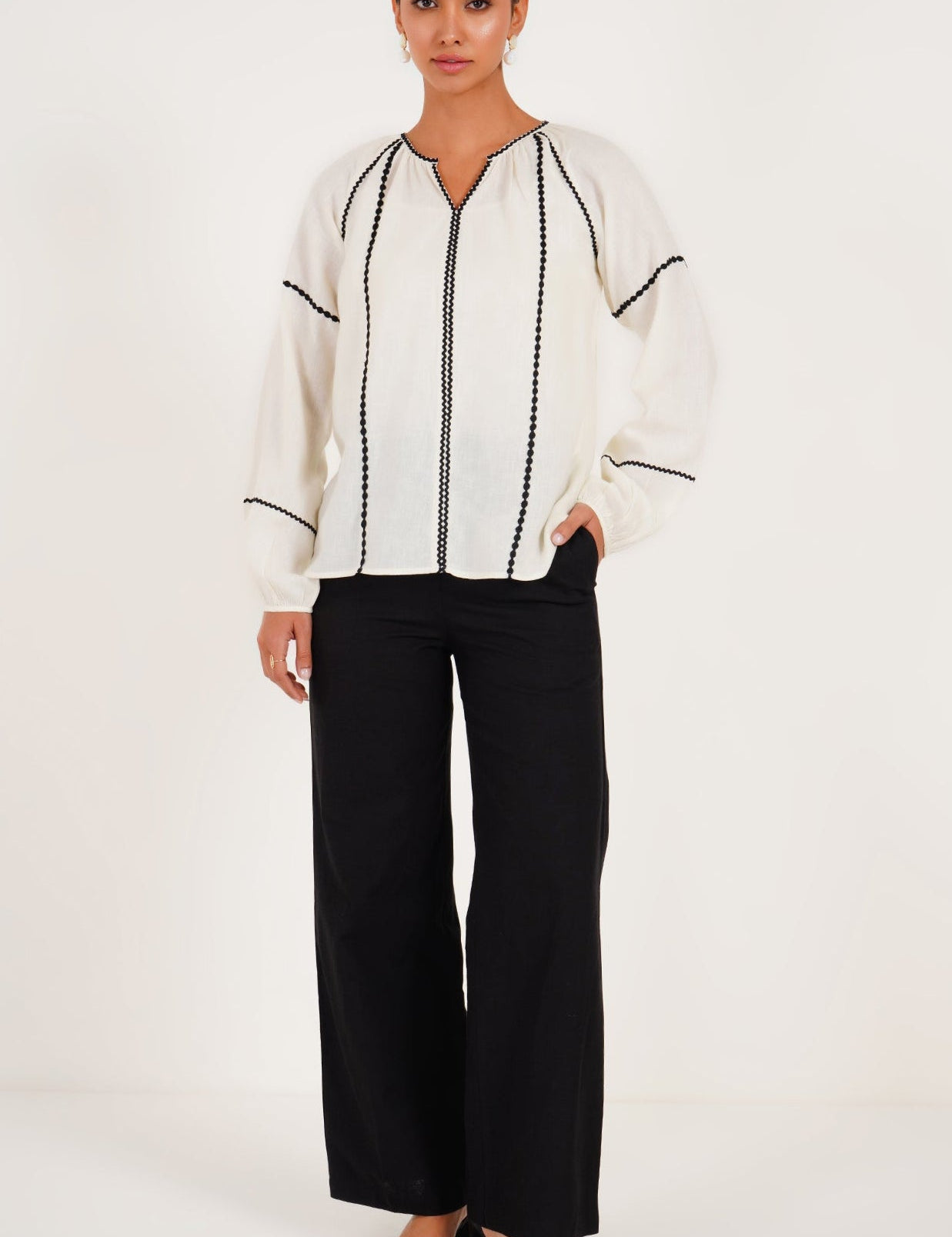 The Ivory Ladder - Stitch Top - Western Era Tops for women