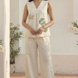 Top In Box Pleat with Embroidery Design Bundle