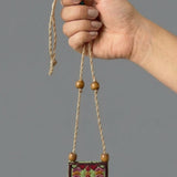 Vintage Bloom Handmade Embroidered Necklace - Western Era for women