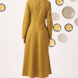 Waist Embroidered Jacket Dress - Western Era Dresses for women